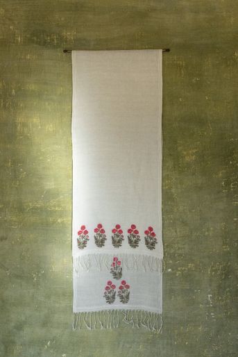 khadi printed scarf-small