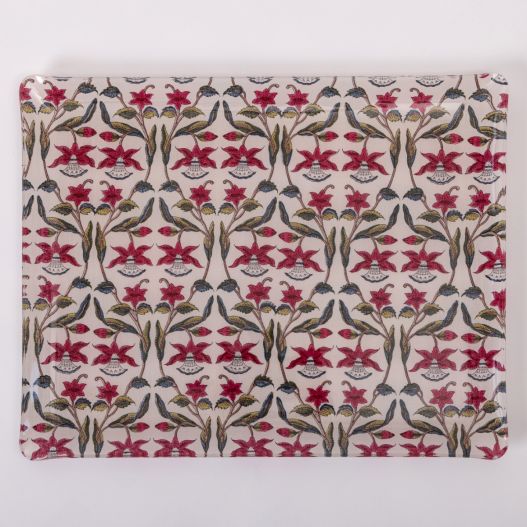 Serving Tray ,Daffodil on White, Acrylic (46 x 36 Cms)