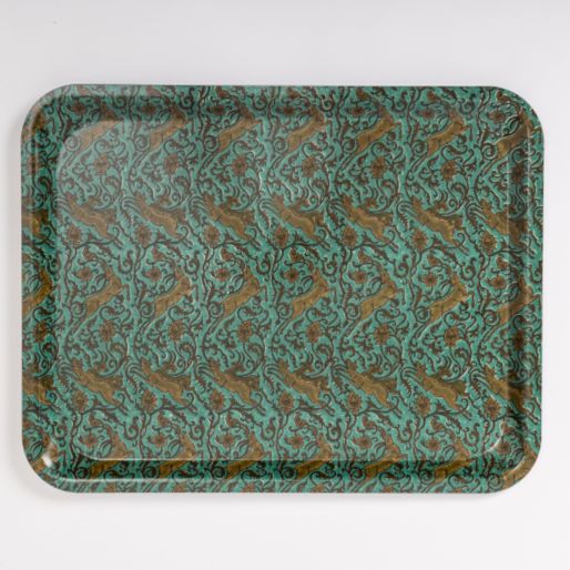 Serving Tray ,Firozi Hiran,   Suprex ( 46 x 36 Cms)