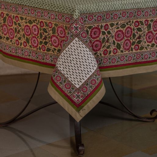 Tablecloth (Lotus and Parrot)