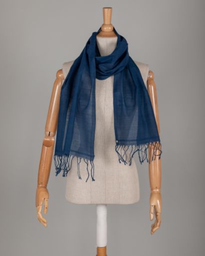 Scarf Khadi Indigo