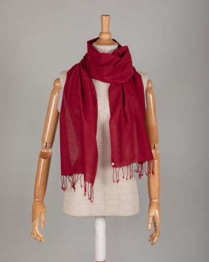 Scarf Khadi Red