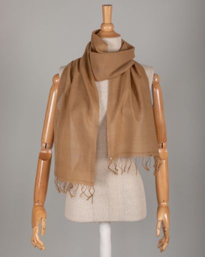 Scarf Khadi Fawn