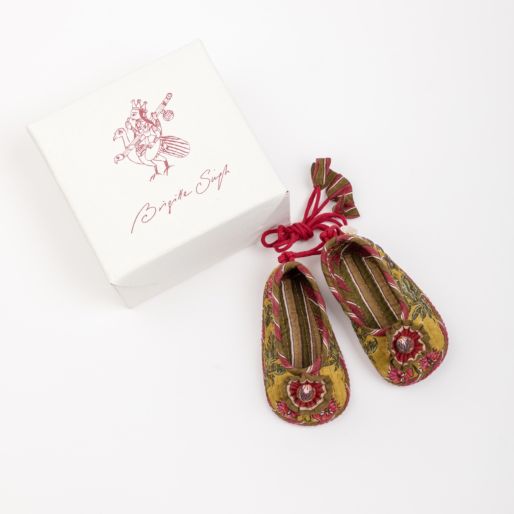 Baby shoes small (Yellow Posht )