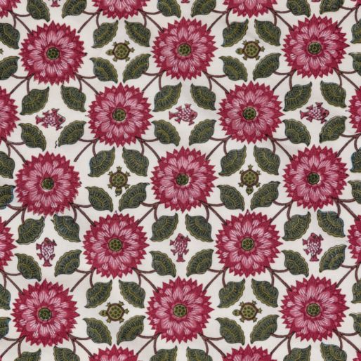 FABRIC  LOTUS OPEN-Muslin