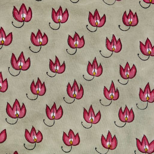 FABRIC PADMA BUTI ON SAGE-Muslin