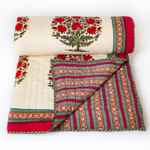 Quilt (Pavot on Cream)