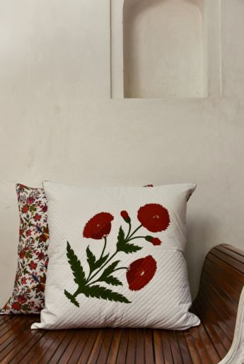 French Traditionally Cushion Cover Size 65 X 65 Cms