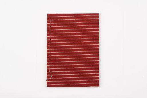 Uncut Sketchbook (Red Stripes)