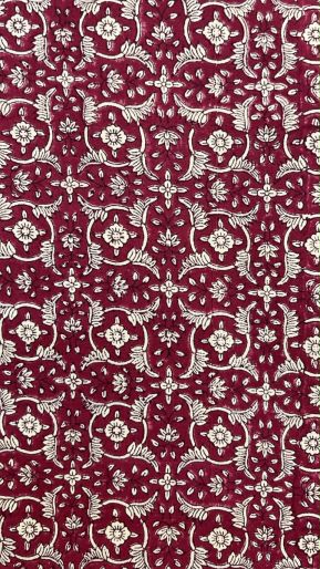 FABRIC MAROON LAURA CAMBRIC