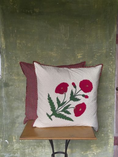 French Traditionally Cushion Cover Size 65 X 65 Cms