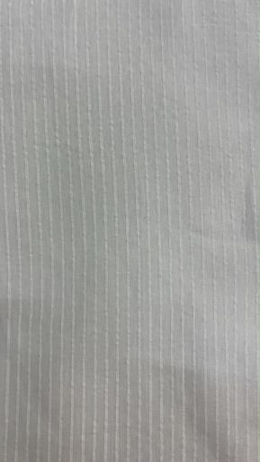 FABRIC WHITE STRIPES MUSLIN